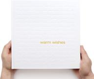 large size 10x10 white hardcover guest book - modern design with blank pages and lines for name, address, wishes - polaroid friendly - ideal for weddings, baby showers, birthdays, quinceaneras логотип