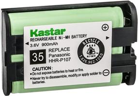 img 3 attached to Kastar Battery 2-Pack Type 35 for Panasonic HHR-P107 HHR-P107A HHR-P107A/1B BB-GTA150 BB-GT1500B KX-TG6021M KX-TG6022B KX-TG6023M KX-TG6053 KX-TG6054 KX-TG6071 KX-TG6072 - Cordless Telephone Battery