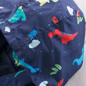 img 2 attached to Raincoat Printed Waterproof Jackets Toddler Boys' Clothing