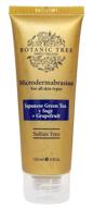 🌿 botanic tree microdermabrasion facial scrub – anti-aging exfoliating wash to clear acne and blackheads, 100% vegan skincare scrub, 4 fl. oz. logo