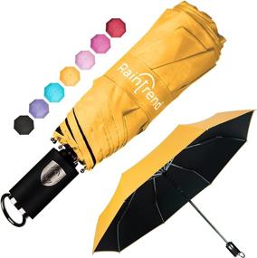 img 4 attached to ☂️ Portable Automatic Windproof Backpack with Umbrella