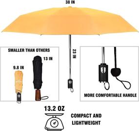 img 2 attached to ☂️ Portable Automatic Windproof Backpack with Umbrella