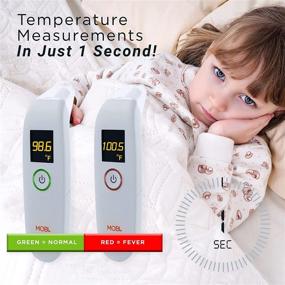 img 3 attached to Reliable Temperature Monitoring with MOBI FeverTrack – Ear & Forehead Thermometer