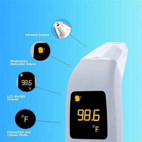 img 2 attached to Reliable Temperature Monitoring with MOBI FeverTrack – Ear & Forehead Thermometer