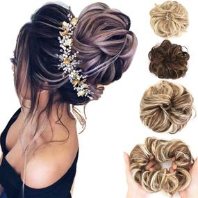 img 4 attached to Наращивание волос SLLIE Chignons Scrunchie Hairpiece Hair Care