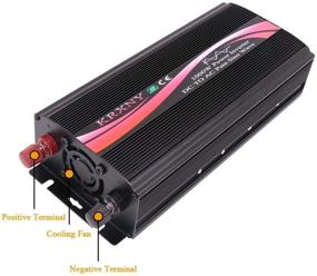 img 2 attached to KRXNY 1000W Pure Sine Wave Car Power Inverter Converter 12V DC to 110V 120V AC 60HZ - LED Display Included