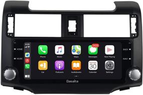 img 4 attached to 🚗 Dasaita 10,25-дюймовый Android 10 беспроводной автомобильный стерео для Toyota 4Runner 2010-2013: Bluetooth, GPS, мультимедийный проигрыватель, Android Auto и многое другое!