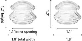 img 3 attached to 🌟 Silicone Cupping Sets for Chinese Cupping and Massage Therapy: Effective Facial and Body Massage for Muscle Relaxation and Pain Relief (S(2))