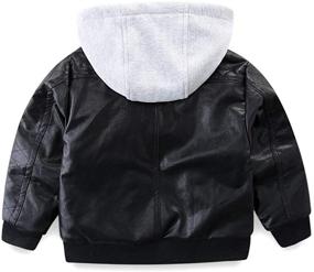 img 3 attached to 🧥 Mud Kingdom Fashion Leather Jacket for Boys