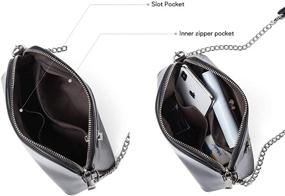 img 1 attached to CLUCI Crossbody Designer Cellphone Wallets for Women - Two Toned Handbags