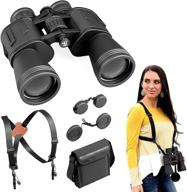 binoculars bundled harness carrying compact logo