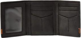 img 1 attached to 👛 Fossil Men's Brown Leather Trifold Wallet - Wallets, Card Cases & Money Organizers