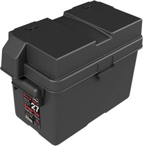 img 1 attached to ⚓️ Reliable Protection for Marine, RV, Camper, and Trailer Batteries: NOCO HM327BKS Group 27 Snap-Top Battery Box in Black
