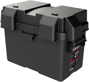 img 4 attached to ⚓️ Reliable Protection for Marine, RV, Camper, and Trailer Batteries: NOCO HM327BKS Group 27 Snap-Top Battery Box in Black