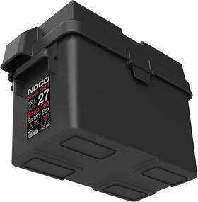 img 2 attached to ⚓️ Reliable Protection for Marine, RV, Camper, and Trailer Batteries: NOCO HM327BKS Group 27 Snap-Top Battery Box in Black