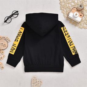 img 2 attached to 👶 Boys' Clothing: Fashionable Toddler Pullover Hooded Sweatshirts in Activewear Hoodies & Sweatshirts