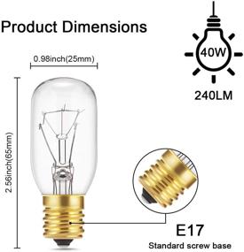 img 3 attached to 💡 DORESshop лампа накаливания среднего размера для замены - превосходное решение для освещения бытовой техники.