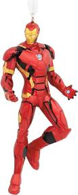 img 4 attached to 🎄 Hallmark Marvel Iron Man Christmas Ornament: Celebrate the Holidays with an Avenger Touch!