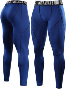 img 3 attached to Neleus Running Leggings Athletic Compression Men's Clothing and Active