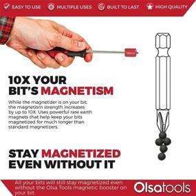 img 1 attached to Bit Magnetizer Ring And Demagnetizer By Olsa Tools Power & Hand Tools for Power Tool Parts & Accessories