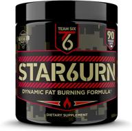 t6 star6urn – advanced thermogenic fat burner, effective weight loss pills for men and women with chromium, pure forskolin, and 7 additional shredding ingredients - powerful appetite suppressant, 30 day supply logo