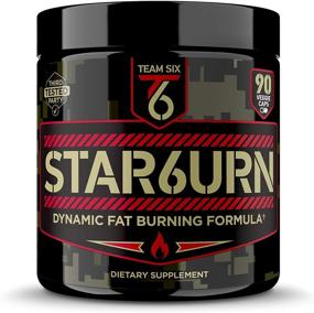 img 4 attached to T6 STAR6URN – Advanced Thermogenic Fat Burner, Effective Weight Loss Pills for Men and Women with Chromium, Pure Forskolin, and 7 Additional Shredding Ingredients - Powerful Appetite Suppressant, 30 Day Supply