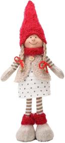 img 4 attached to 🎅 LARLIFE Swedish Handmade Christmas Gnome Figurines - Valentine's & Xmas Boys/Girls Decoration - Santa Claus
