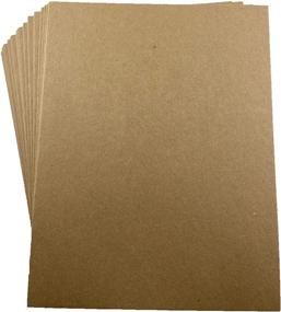 img 3 attached to 📦 Превосходные листы из цельного картона 8.5" x 11" 50pt (50 штук) для надежного создания и упаковки