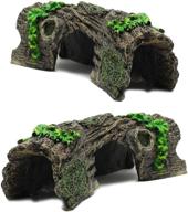 aquarium decaying decorations reptile hideout logo