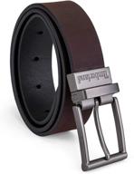 👦✨ leather reversible belt for boys - timberland boys' accessories logo