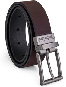 img 3 attached to 👦✨ Leather Reversible Belt for Boys - Timberland Boys' Accessories