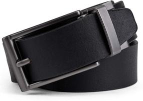 img 1 attached to 👦✨ Leather Reversible Belt for Boys - Timberland Boys' Accessories
