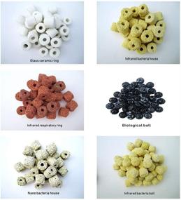 img 3 attached to Enhance Your Water Quality with OUFISH Aquarium Bio Balls: Ceramic Biological Filtration Rings for Fish Tanks and Ponds!