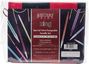 img 1 attached to 🧶 Enhance Your Knitting Experience with Knitter's Pride Zing Deluxe Special Interchangeable Needle Set - Size S, Multi