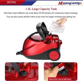 img 1 attached to 🧼 Moongiantgo 2000W Multipurpose Steam Cleaner: Efficient Chemical-Free Home Cleaning Machine with Interchangeable Accessories (110V US Plug)