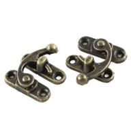 🔒 uxcell antique brass jewelry box hasp hook lock latch - pack of 2 logo