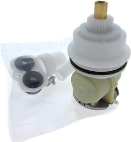 img 2 attached to Premium Aftermarket Replacement Cartridge for Delta Monitor 17 Series 🚰 (#RP46463), 2006-Present - Includes Spring Adapter, Crafted from High-Quality Metals & Plastics