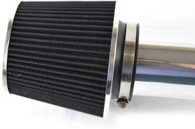 img 1 attached to 🚀 MILLION PARTS Short Cold Air Intake Black Pipe Filters System for 1988-1995 C1500 C2500 K1500 K2500 with 4.3L 5.0L 5.7L V6 V8 Engines