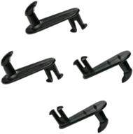 🚗 jiffyy 4 car mat fastener clips - floor carpet hooks for toyota lexus logo