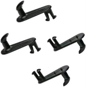 img 4 attached to 🚗 JIFFYY 4 CAR MAT Fastener Clips - Floor Carpet Hooks for Toyota Lexus