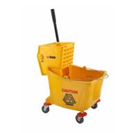 🪣 quality winco mop bucket in medium size - tan color logo
