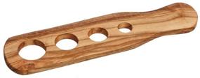 img 1 attached to 🍝 Olive Wood Spaghetti Measure by Naturally Med: Measuring Tool for Perfect Pasta Portions