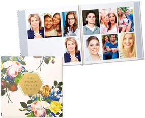 img 1 attached to 📸 C.R. Gibson Floral 'Very Important People & Places' Magnetic Photo Album: 16 Pages, 13.5" x 13" – Preserve Cherished Memories with Style!