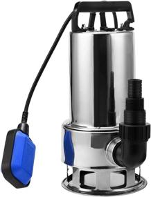 img 1 attached to 💪 Powerful 1.5HP Stainless Steel Submersible Pump - Ideal for Residential/Commercial Irrigation and Drainage