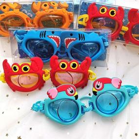 img 1 attached to Toddler Goggles Swimming Babys Green