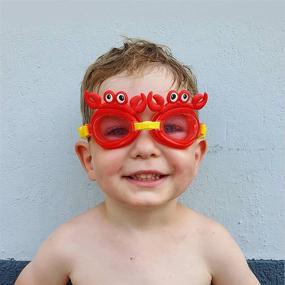 img 3 attached to Toddler Goggles Swimming Babys Green