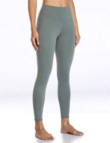 img 3 attached to Colorfulkoala Womens Waisted Leggings Pockets Sports & Fitness