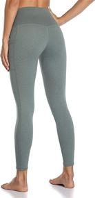 img 1 attached to Colorfulkoala Womens Waisted Leggings Pockets Sports & Fitness