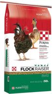 purina flock raiser pellets 50lb: optimal animal nutrition for your flock logo