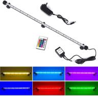 🐠 waterproof rgb color changing led aquarium light - submersible fish tank lighting strip for underwater decor - 23 inch logo